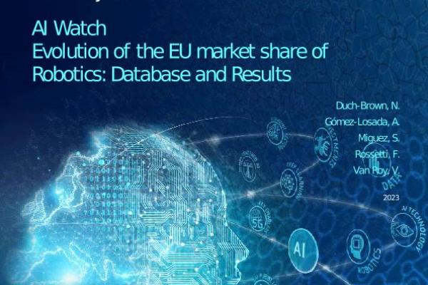 AI Watch - Evolution of the EU market share of Robotics