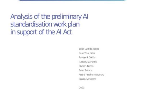 AI Standardisation - cover report